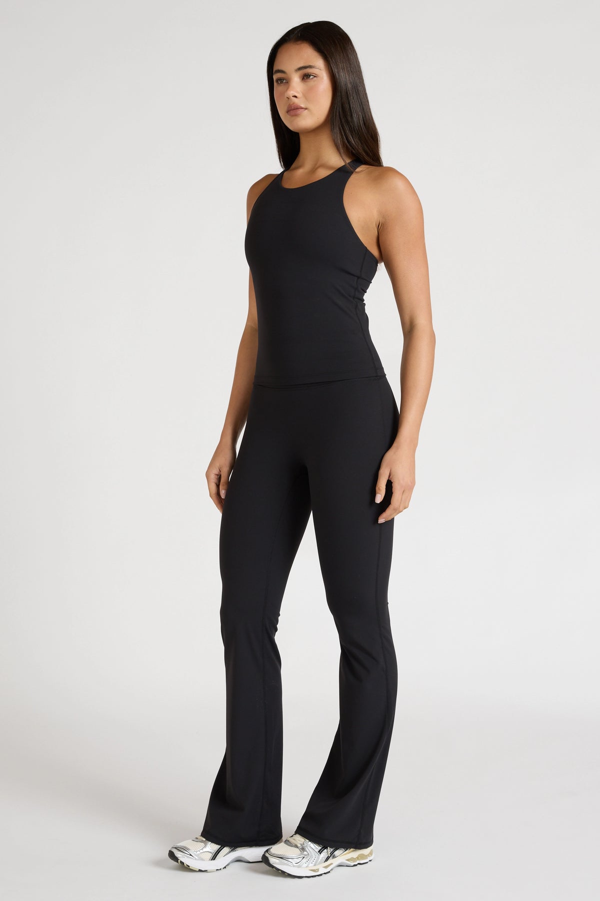 EcoSculpt Racer Tank - Black