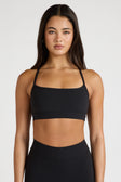 EcoSculpt Y-Back Sports Bra - Black