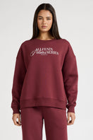Pilates Series Crew Jumper - Burgundy