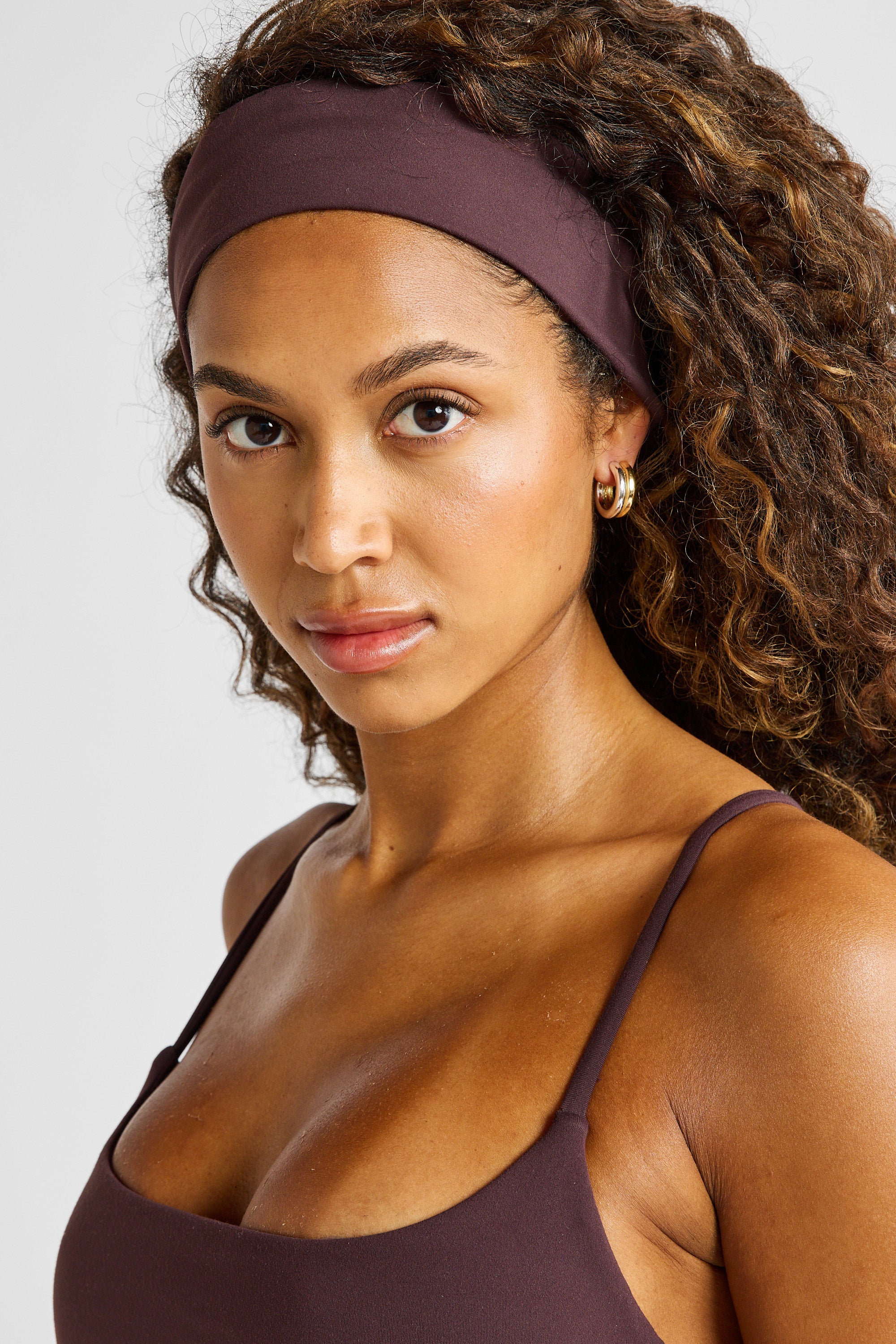 ALLFENIX CloudCore Headband in Double Espresso — side view
