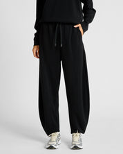 ALLFENIX Soft Luxury Curved Track Pant - Black