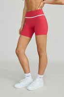 ALLFENIX CloudCore™ Contrast 5" Pocket Bike Short - Berry
