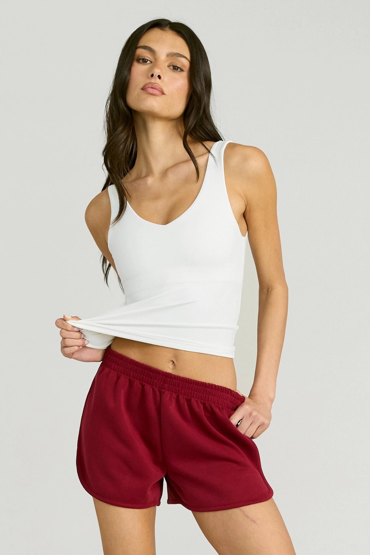 Soft Luxury Shorts - Berry