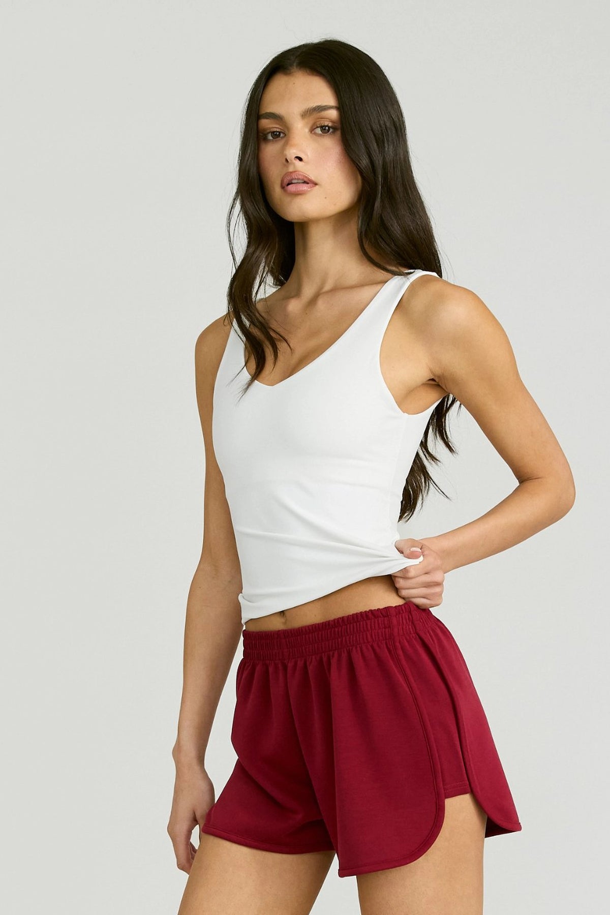Soft Luxury Shorts - Berry