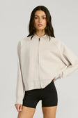 Soft Luxury Bomber Jacket - Stone
