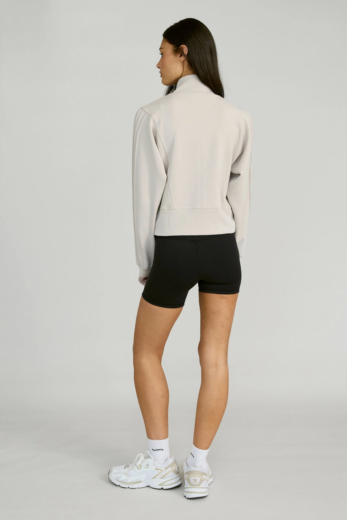 Soft Luxury Panel Full Zip Jacket - Stone