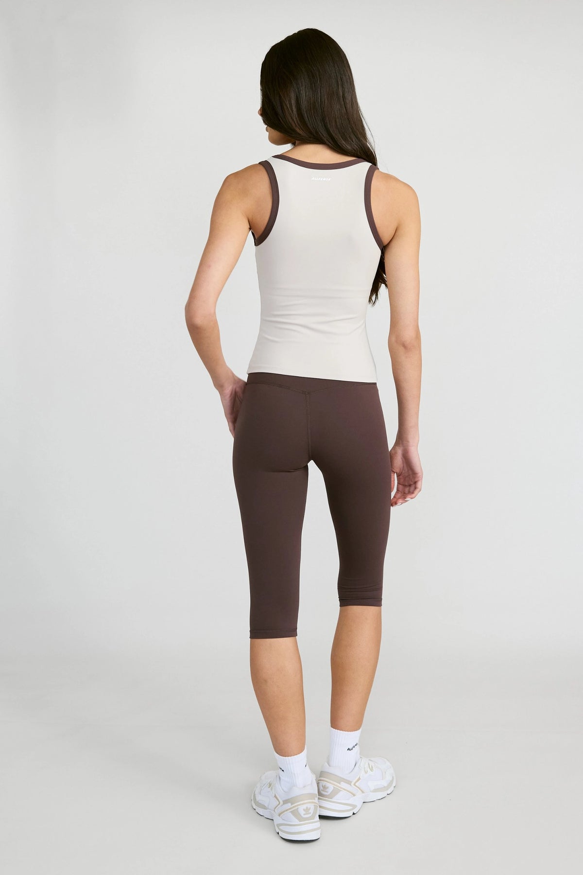 ALLFENIX CloudCore™ Contrast Bind Racer Tank - Stone