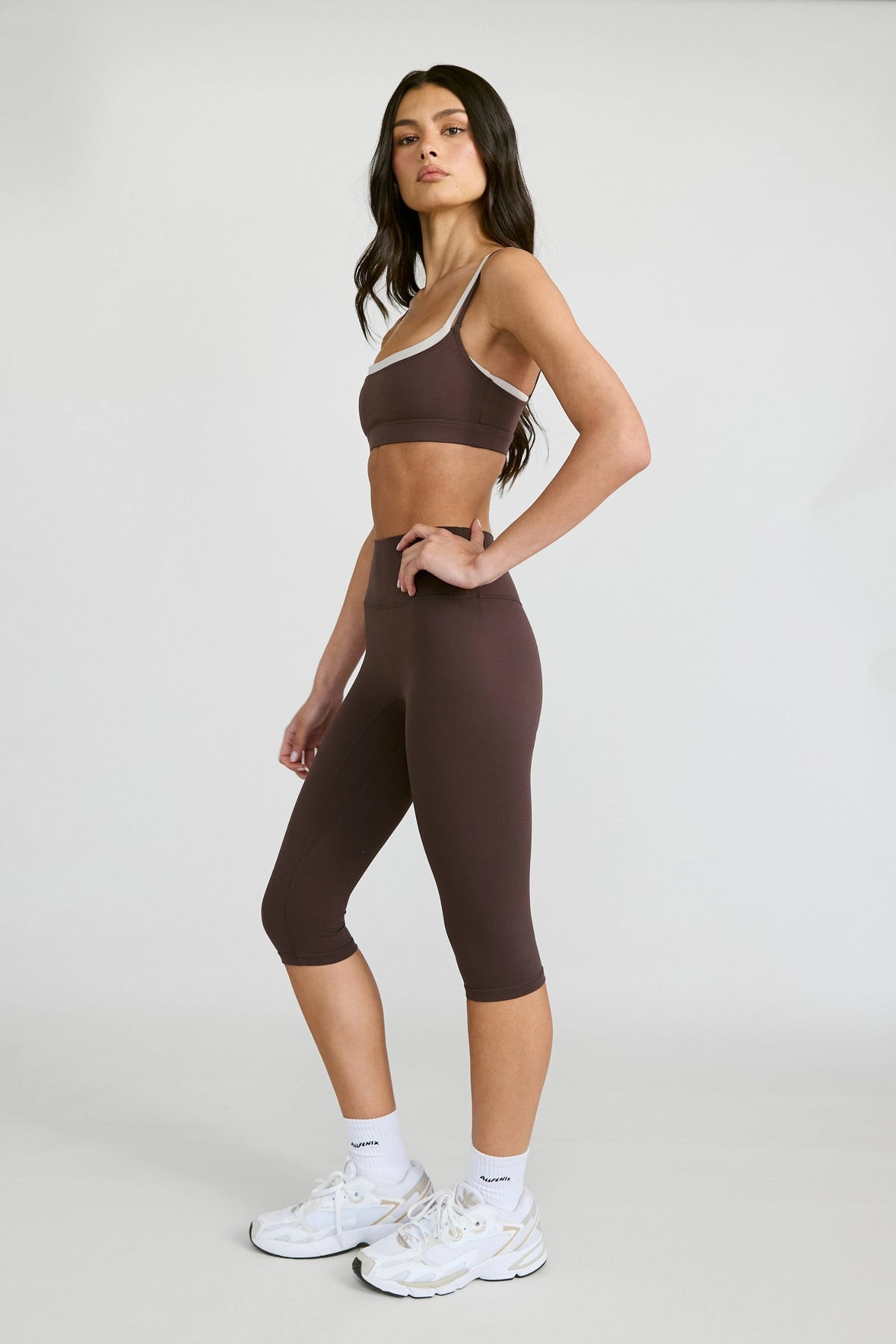 ALLFENIX CloudCore™ Capri Legging - Espresso