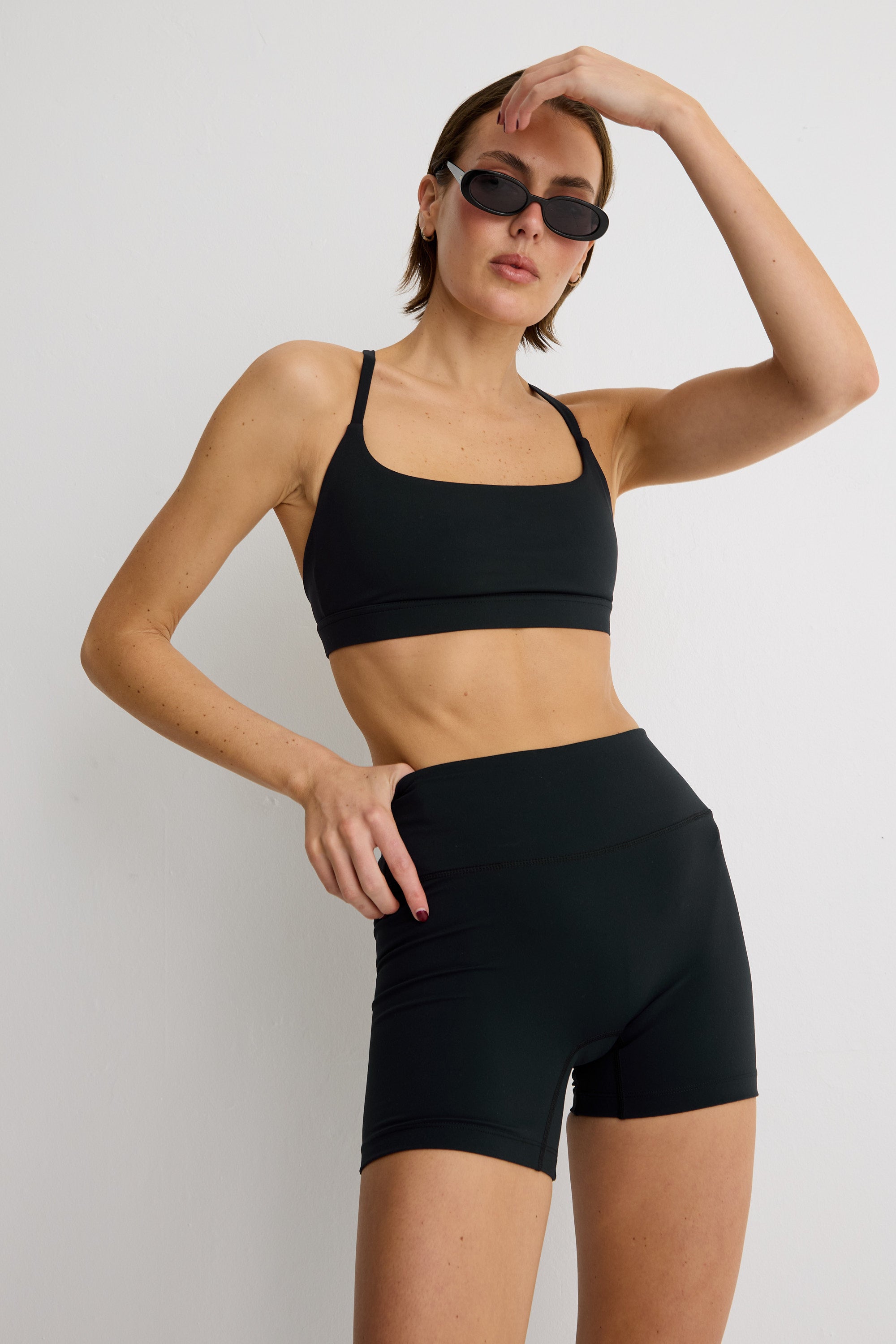 ALLFENIX CloudCore Low Impact Sports Bra in Black — detail view
