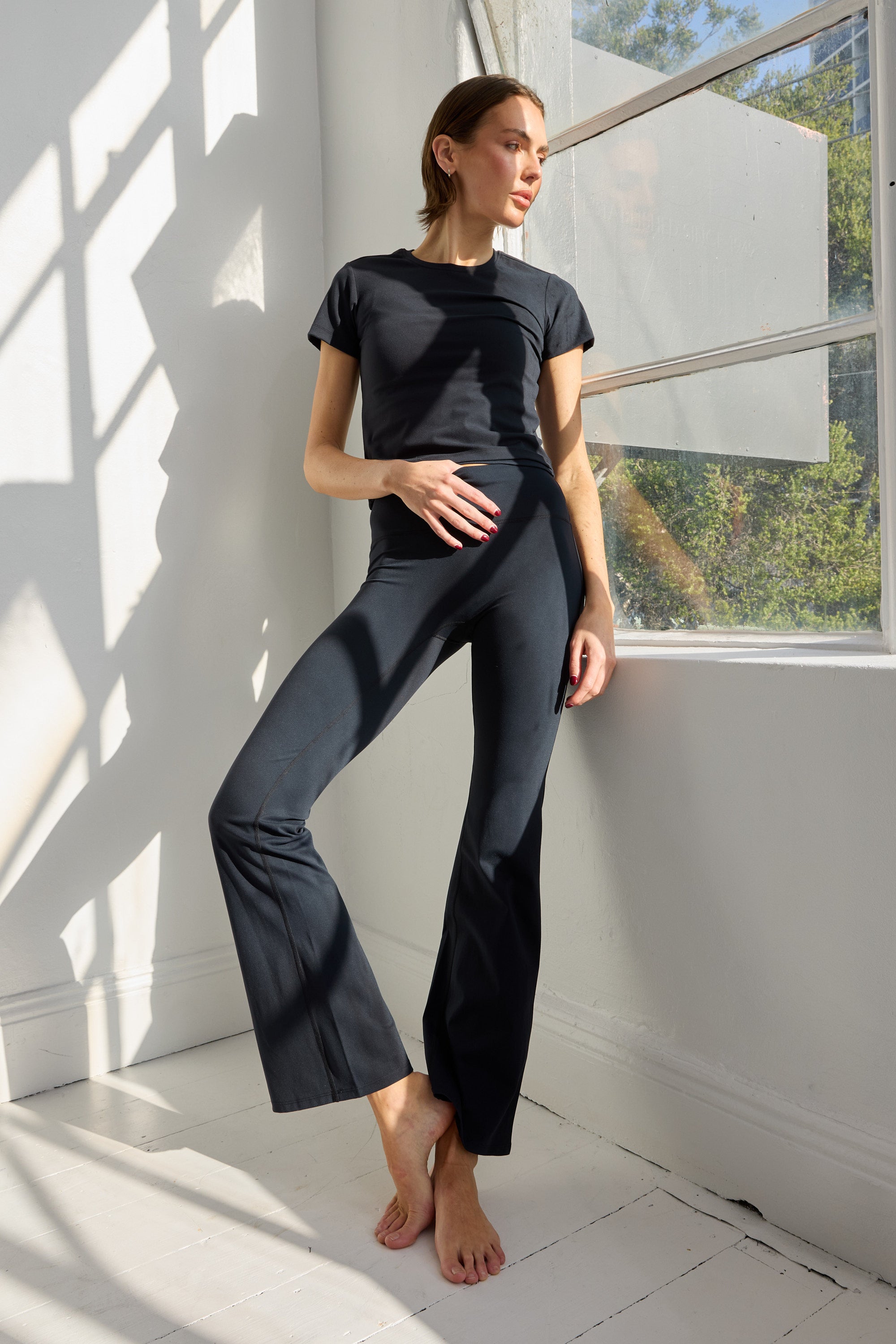 ALLFENIX CloudCore Lite Tee in Black — detail view