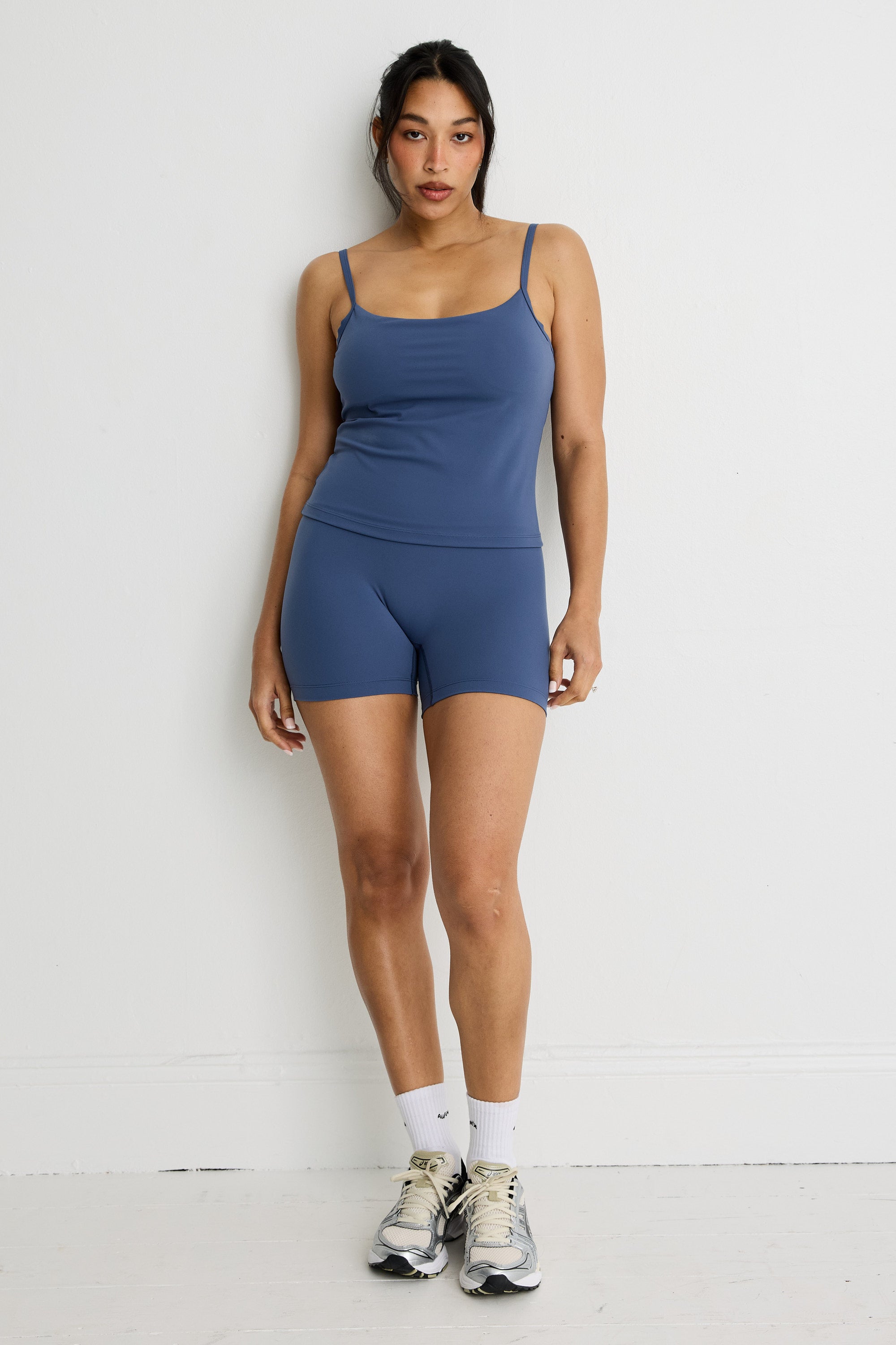 ALLFENIX CloudCore Sculpt Tank in Blue Indigo — back view