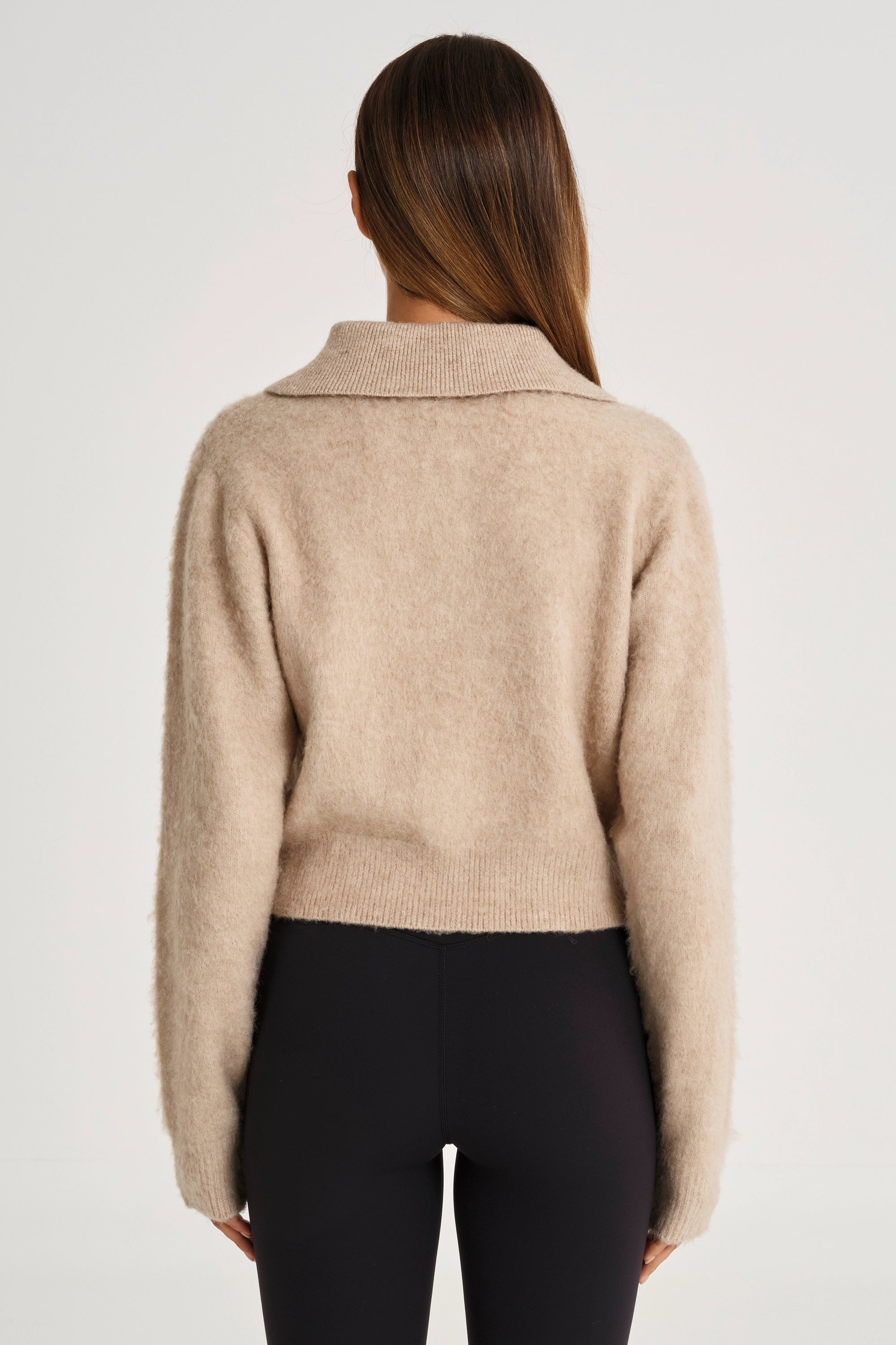 1/2 Button Polo Knit