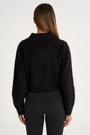 1/2 Button Polo Knit