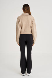 1/2 Button Polo Knit