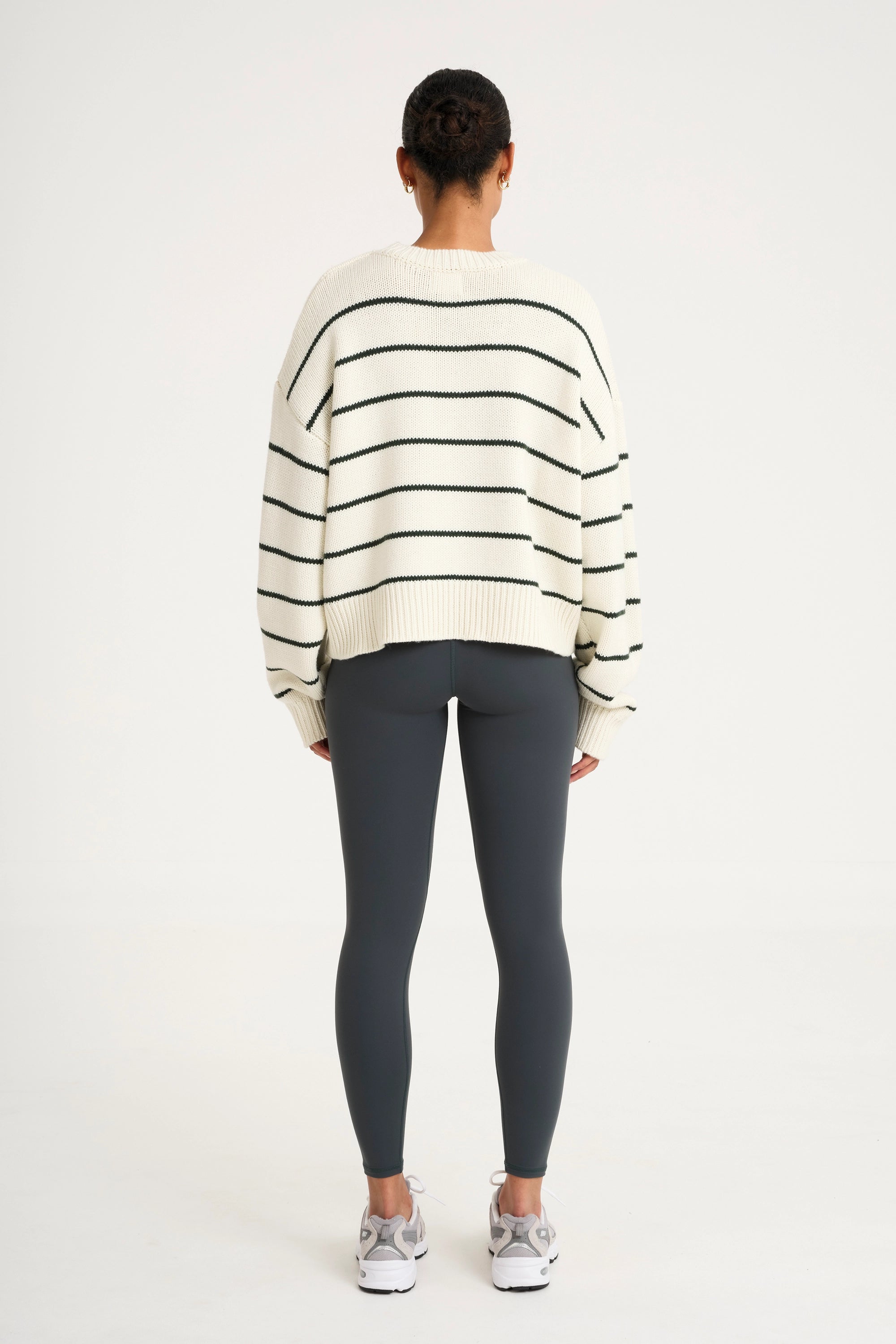 Stripe Crew Neck Knit
