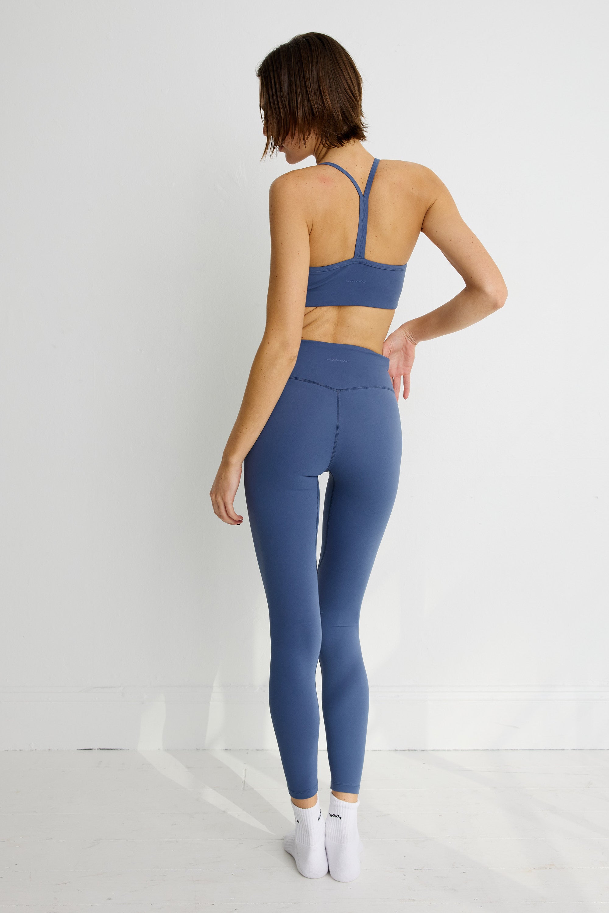 ALLFENIX CloudCore Full Length Legging in Blue Indigo — detail view
