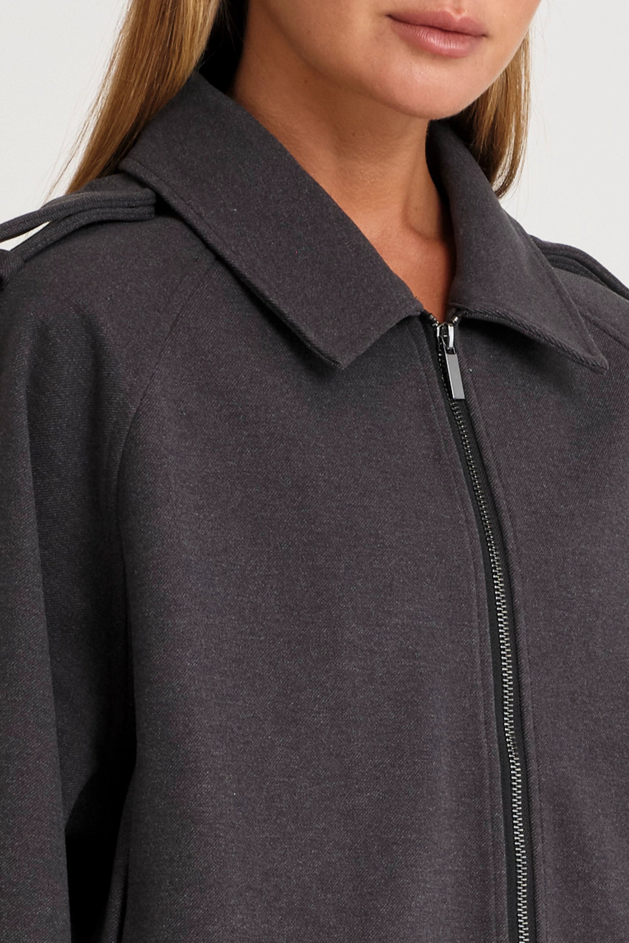 ALLFENIX Signature Bomber Jacket - Charcoal