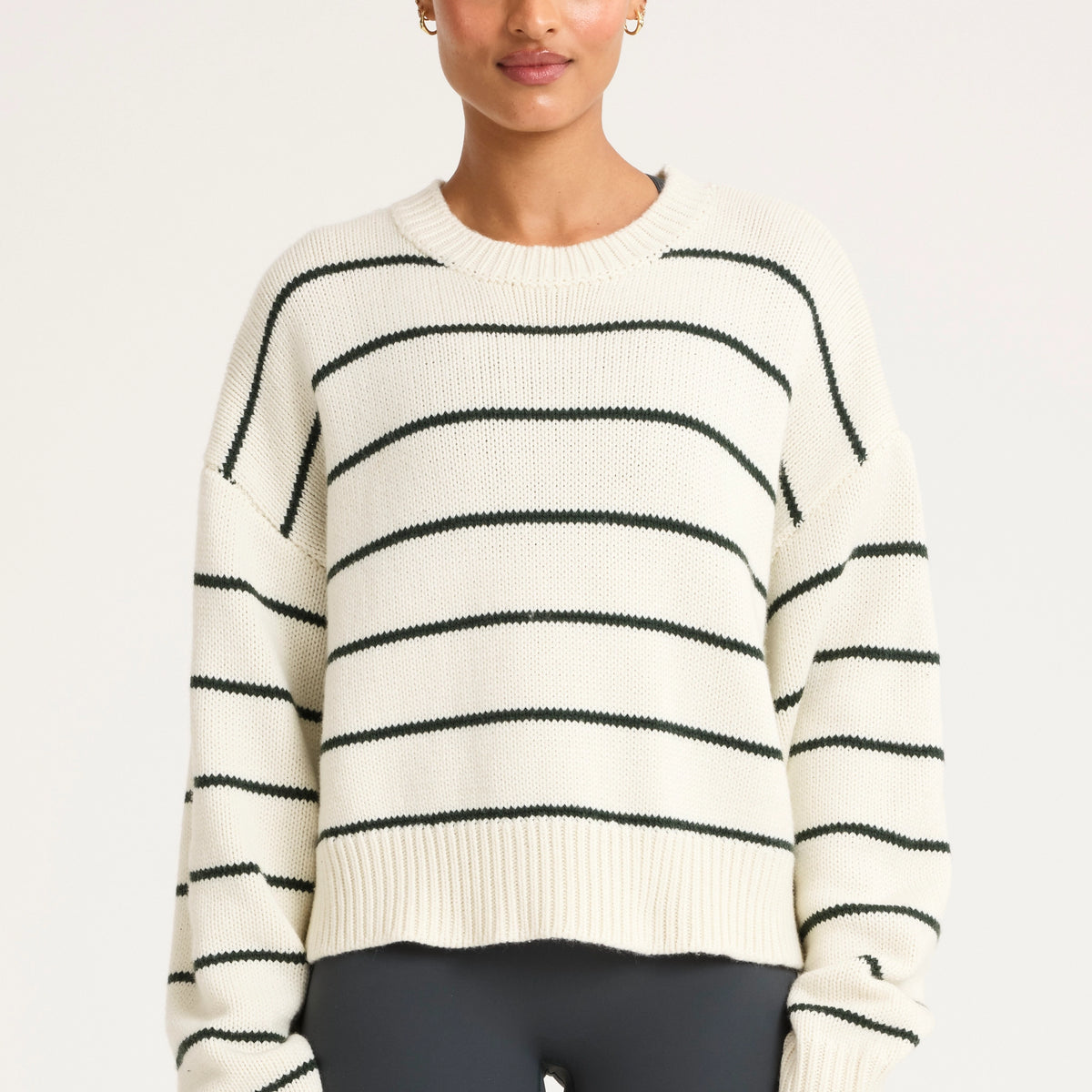 新品　正規品　BRIEFING STRIPE CREW NECK KNIT Ribbed striped sweater | North Sails