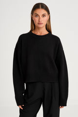 Crew Neck Knit - Black