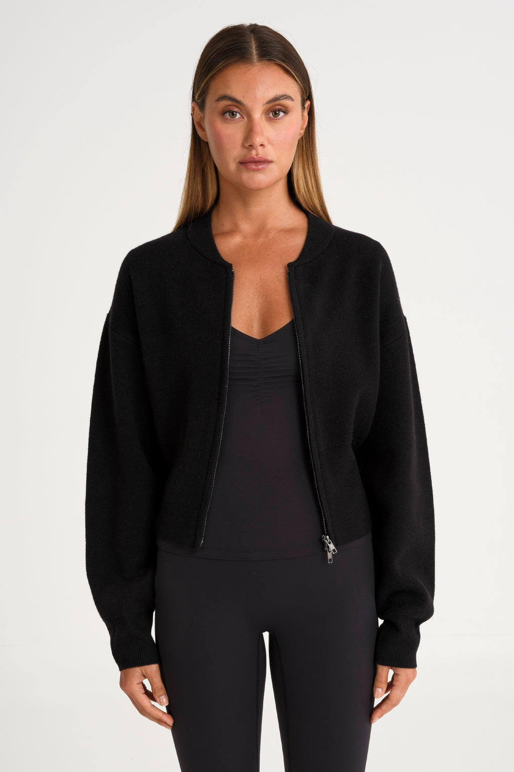 ASKYY /2WIN ZIP Bomber JACKET/ブラック ASKYY /2WIN ZIP Bomber JACKET/ブラック