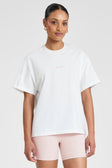 ALLFENIX Probably at Pilates Tee - White/Pink