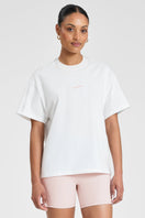 ALLFENIX Probably at Pilates Tee - White/Pink