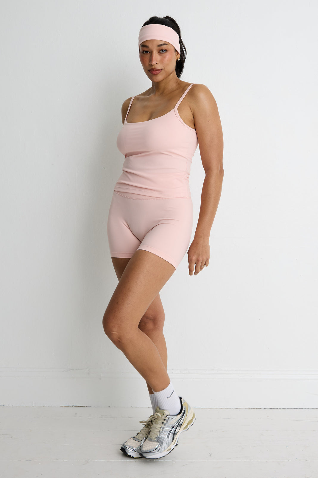 ALLFENIX CloudCore Sculpt Tank in Rose Quartz — side view