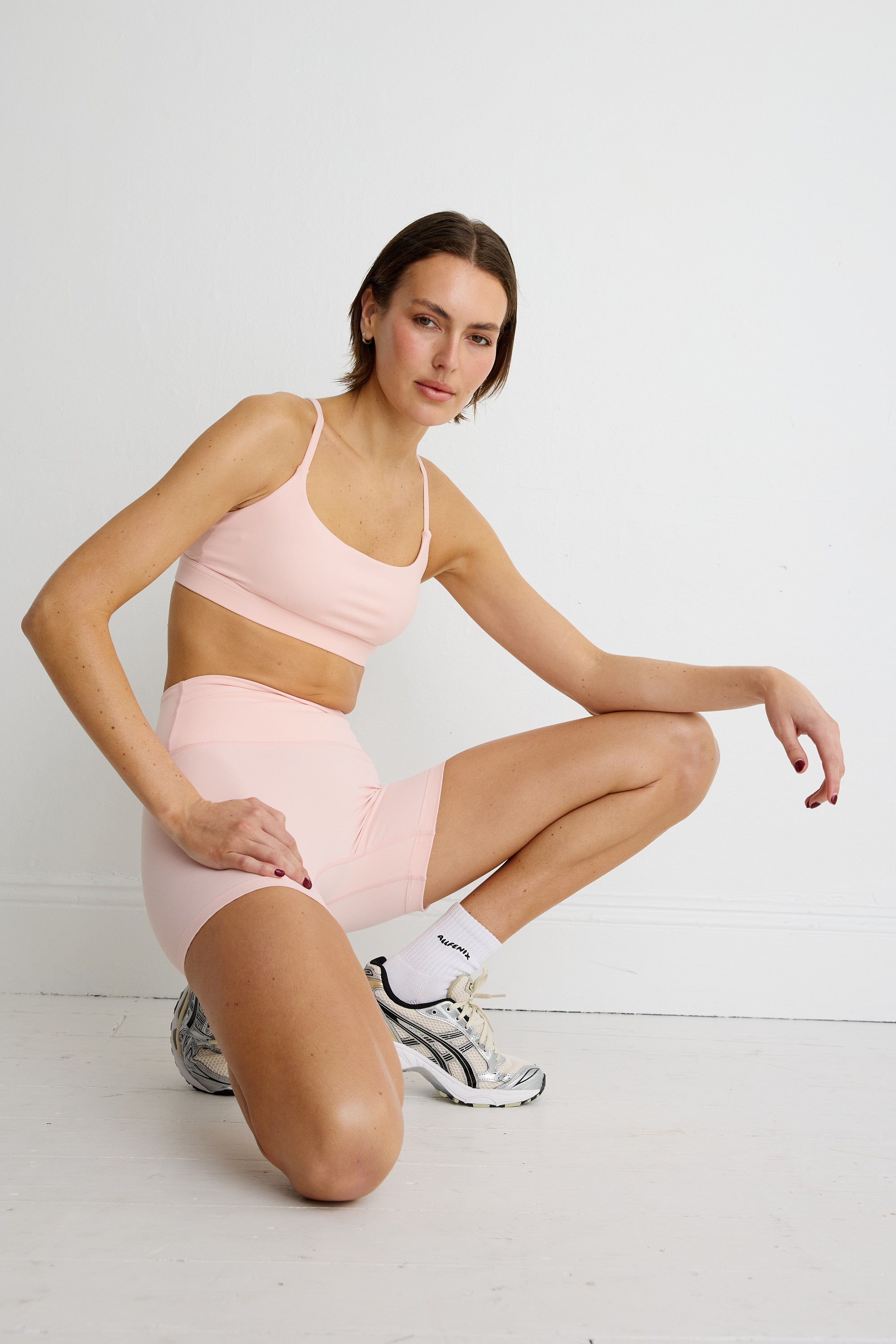ALLFENIX CloudCore Low Impact Sports Bra in Rose Quartz — back view