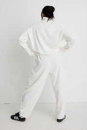 Soft Luxury 1/2 Zip Sweater - Chalk