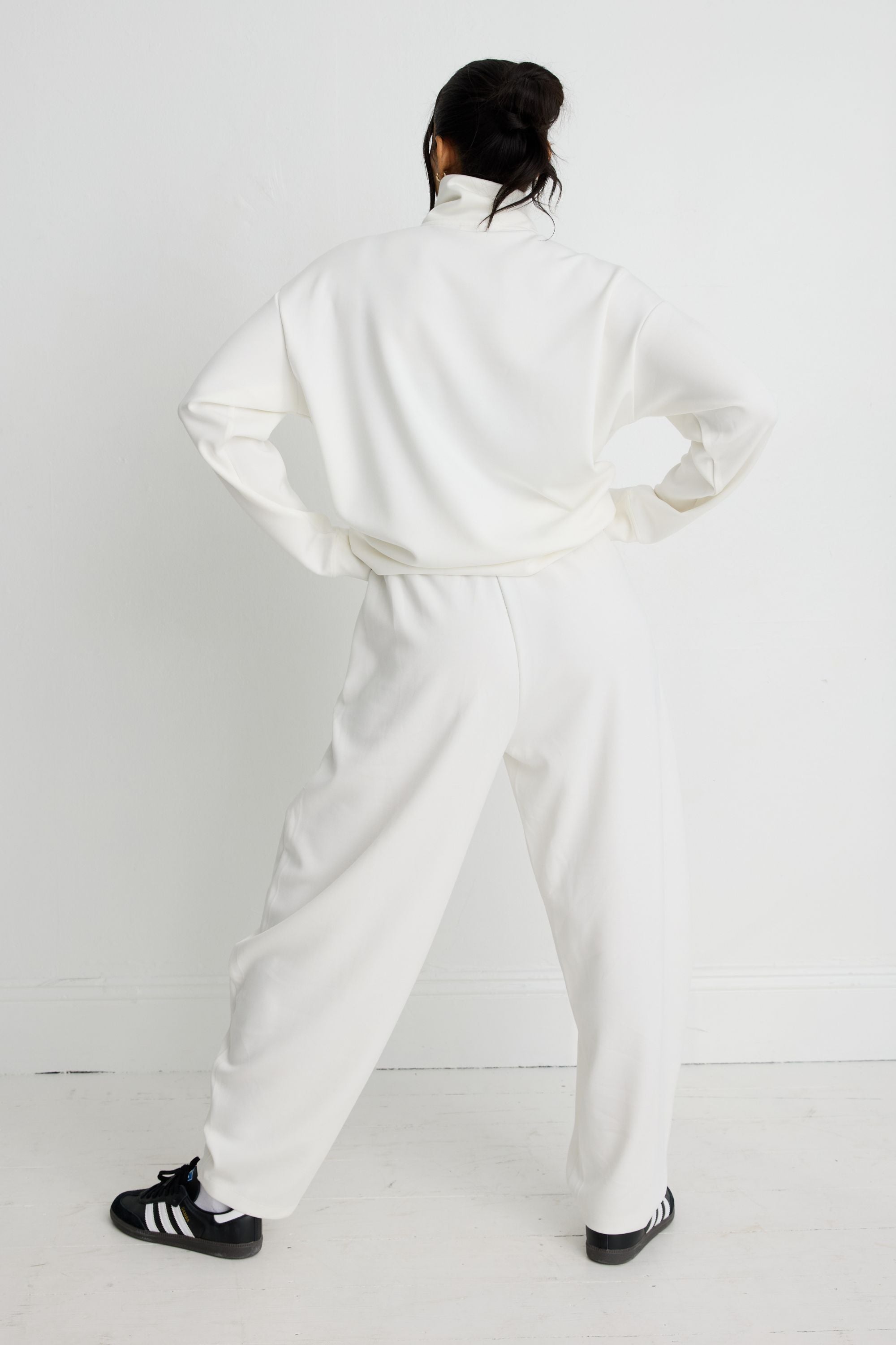 Soft Luxury 1/2 Zip Sweater - Chalk