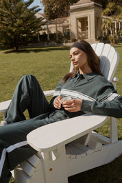 Collegiate Wide Leg Track Pant