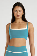 ALLFENIX CloudCore™ Contrast Double Layer Sports Bra - Lagoon