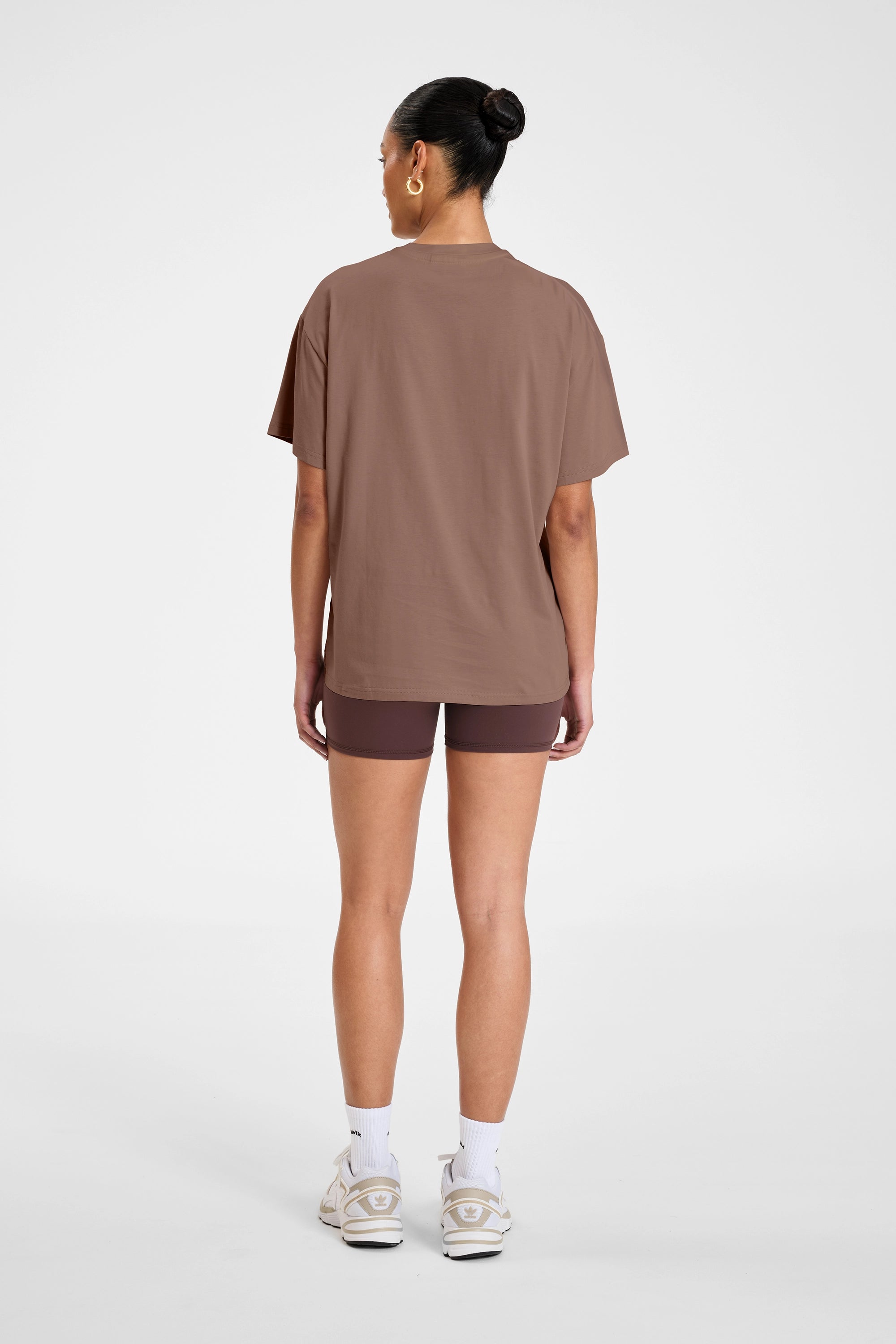 ALLFENIX Waves Logo Tee - Espresso