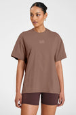ALLFENIX Waves Logo Tee - Espresso