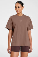 ALLFENIX Waves Logo Tee - Espresso