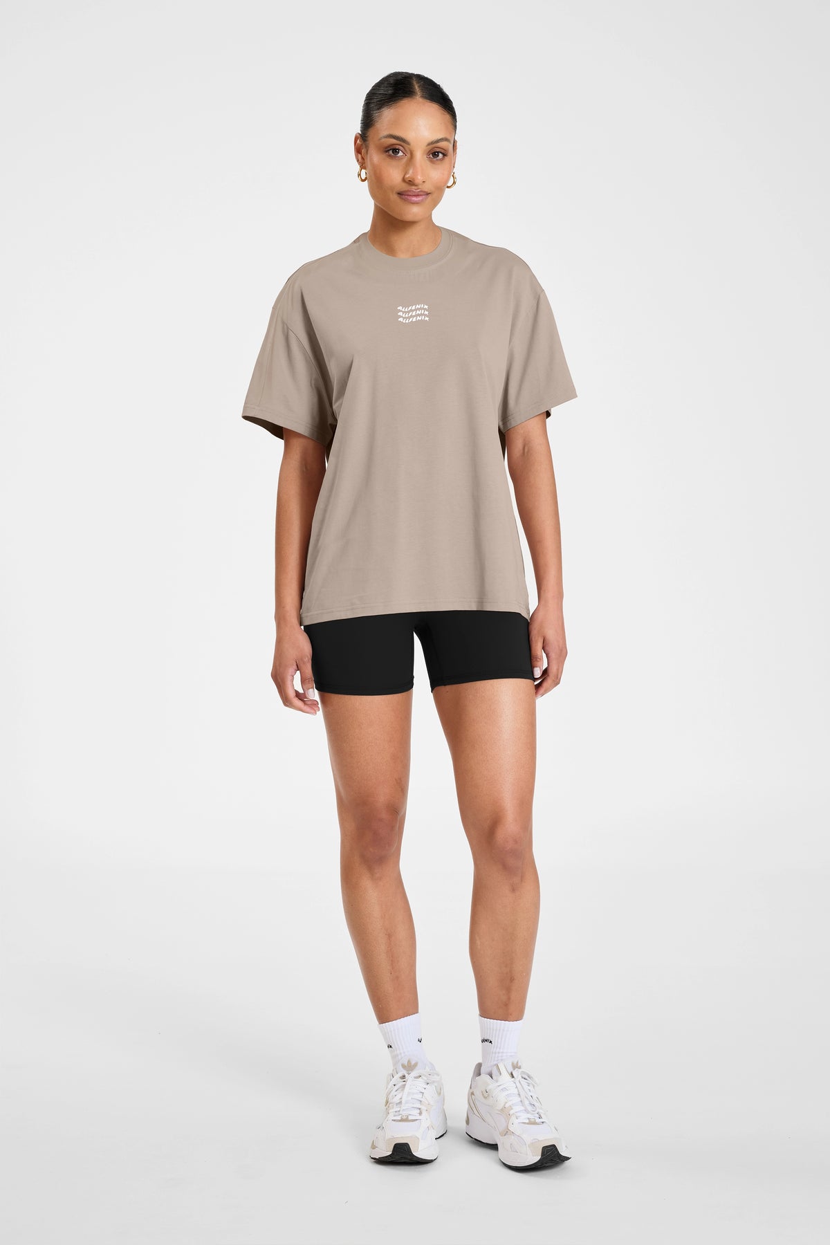 ALLFENIX Waves Logo Tee - Stone