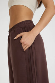 Soft Luxury Pin Tuck Wide Leg Track Pant