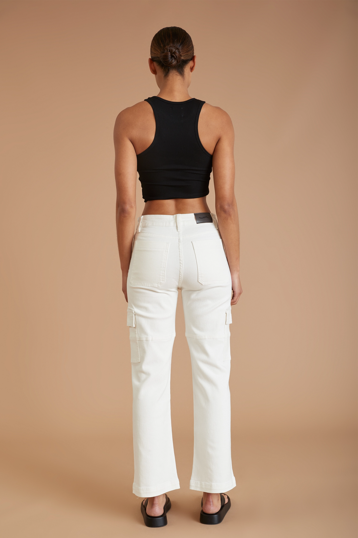 AF Denim Utility Pant (White) - All Fenix