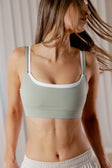 NEW ALLFENIX CloudCore™ Contrast Double Layer Sports Bra - Pistachio