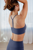 NEW ALLFENIX CloudCore™ Split Strap Sports Bra - Blue Indigo