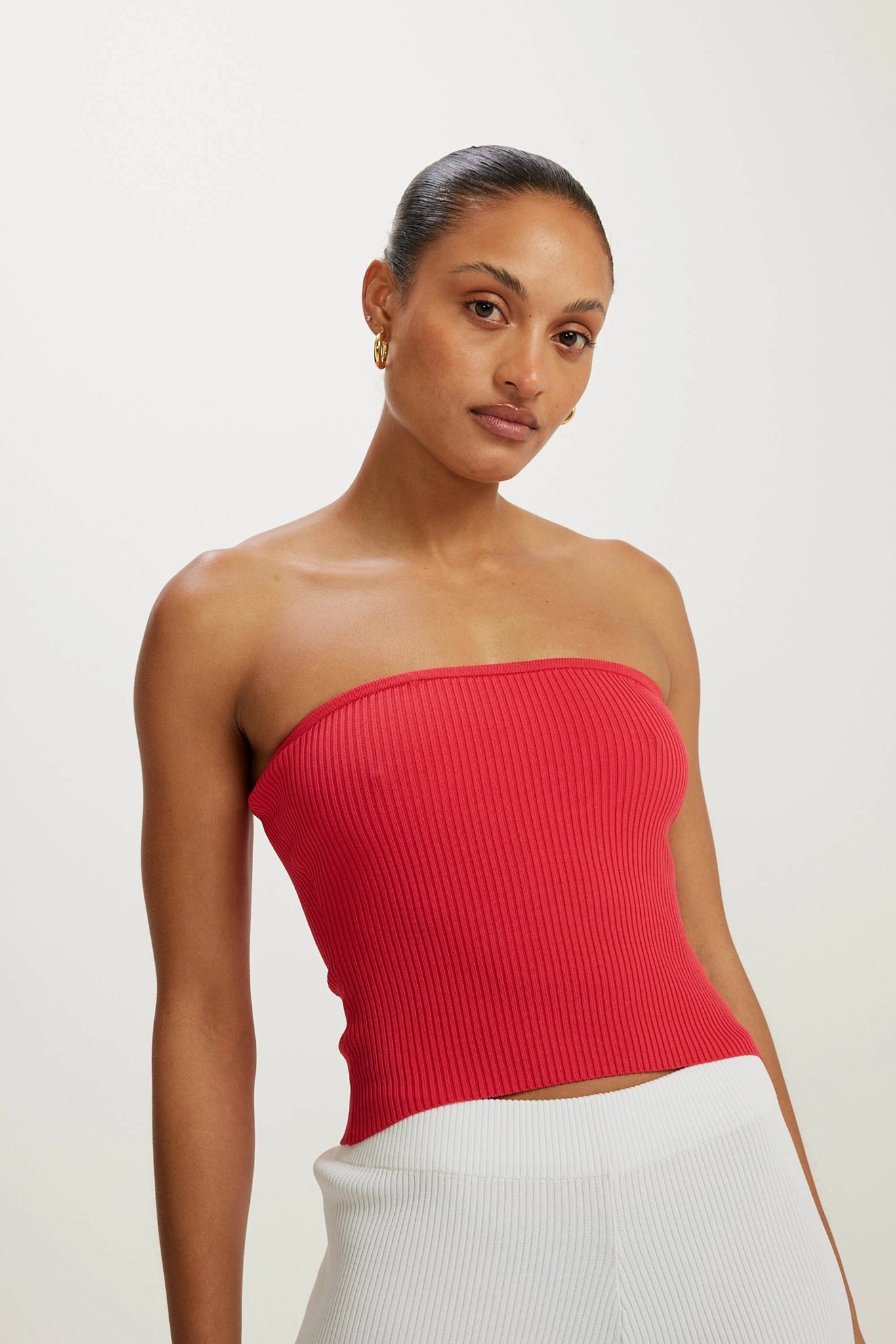 Amelia Rib Tube Top - All Fenix