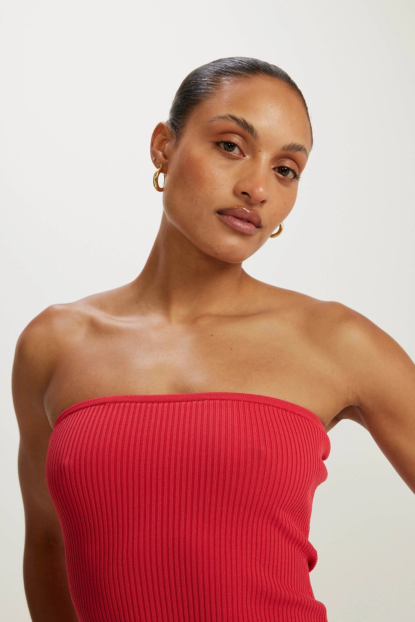 Amelia Rib Tube Top - All Fenix