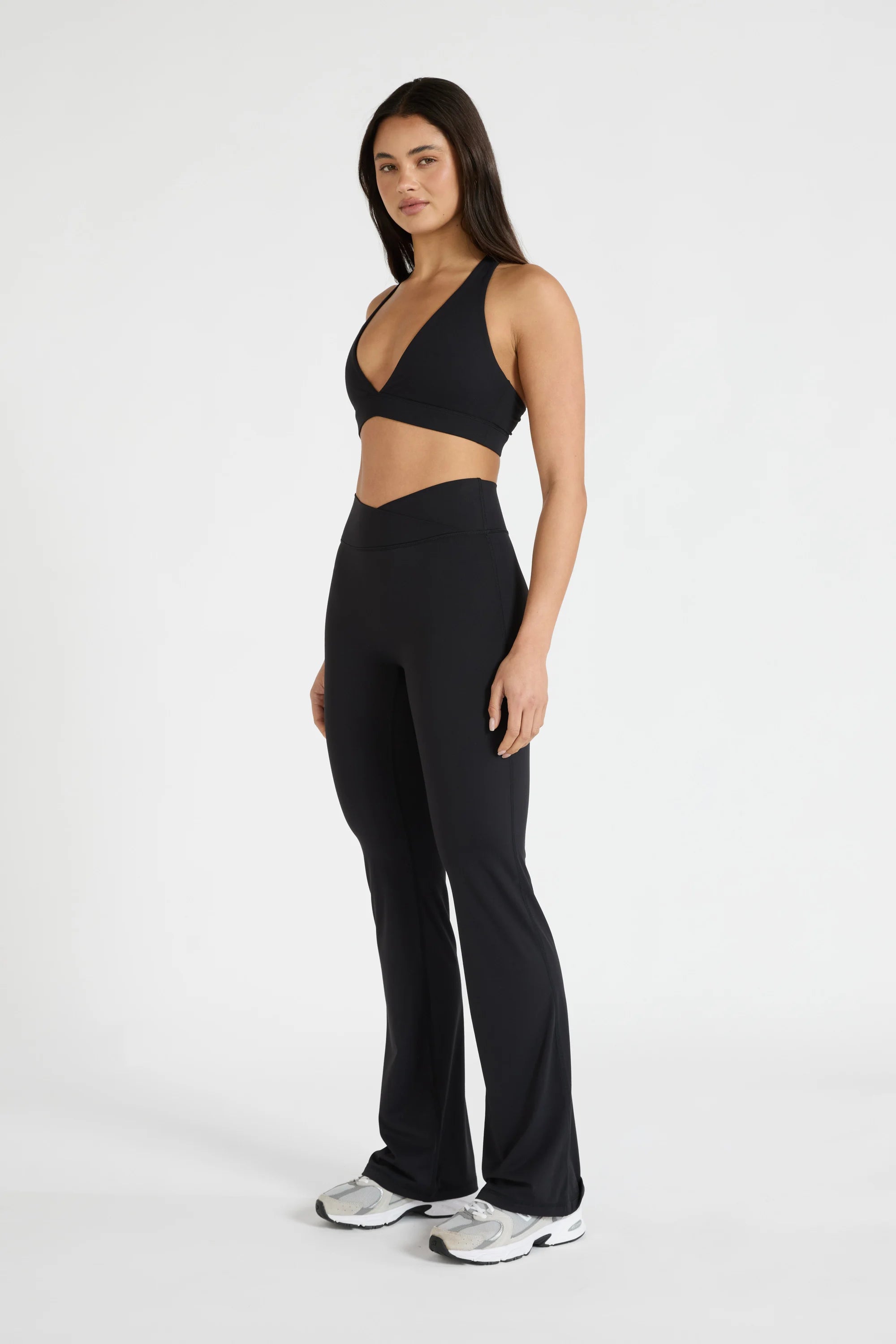 ALLFENIX CloudCore™ V-Waist Flared Legging - Black