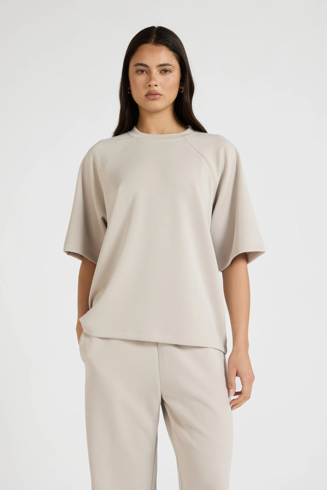 ALLFENIX Soft Luxury Tee - Stone