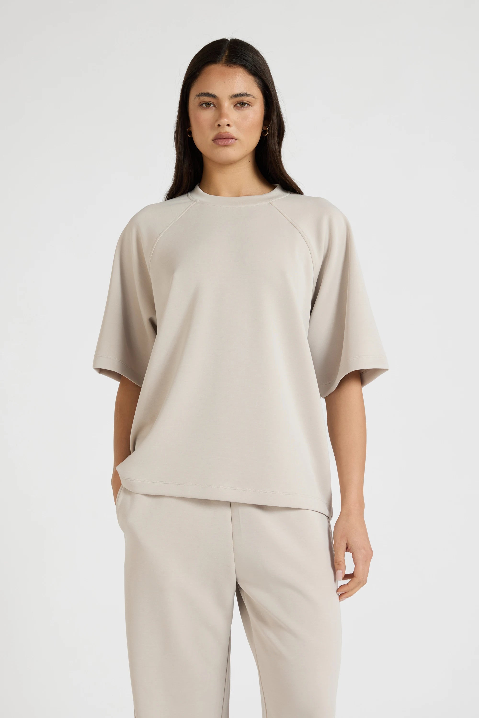 ALLFENIX Soft Luxury Tee - Stone