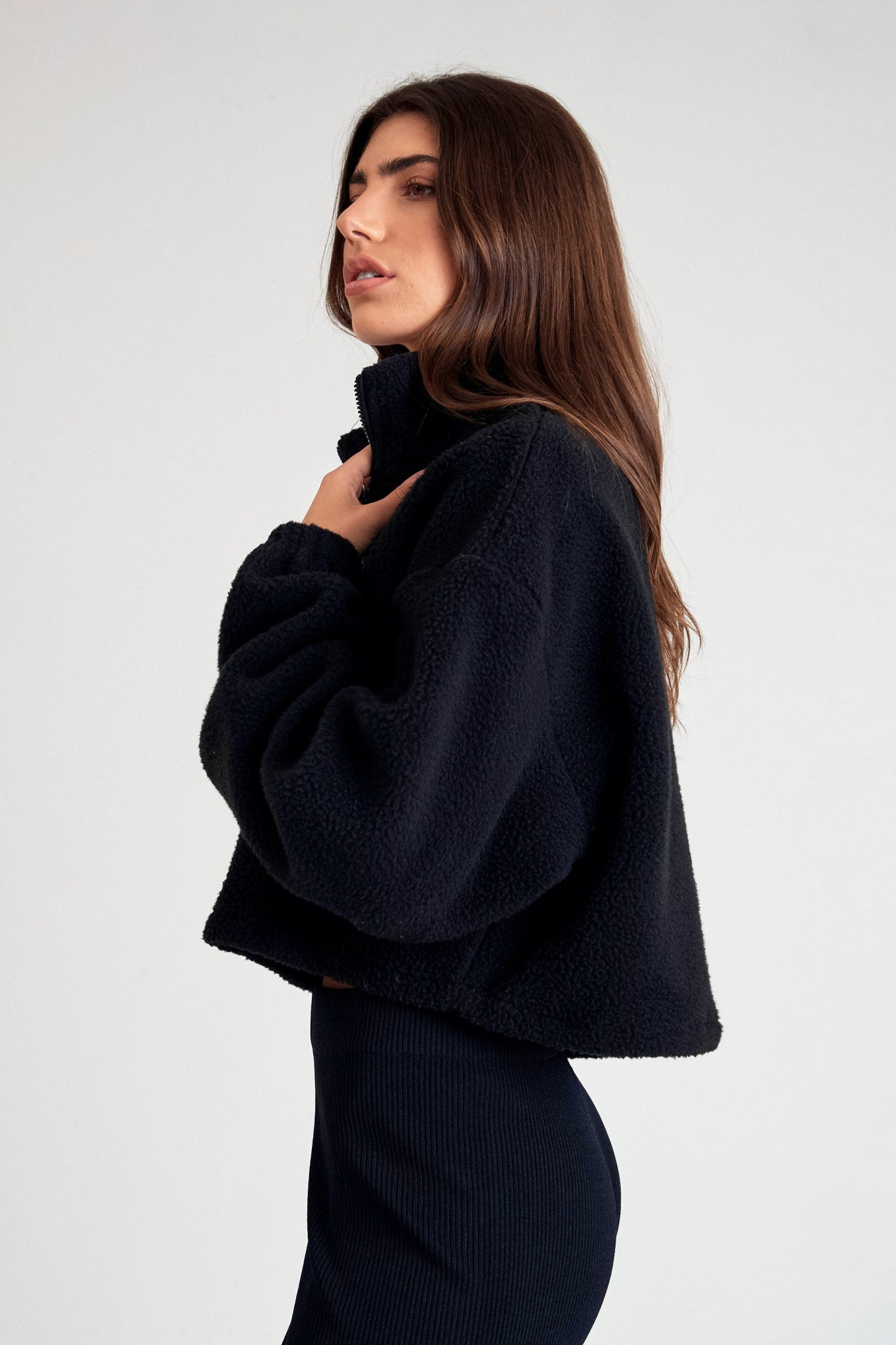 Cosy 1/2 Zip Crop Fleece - All Fenix