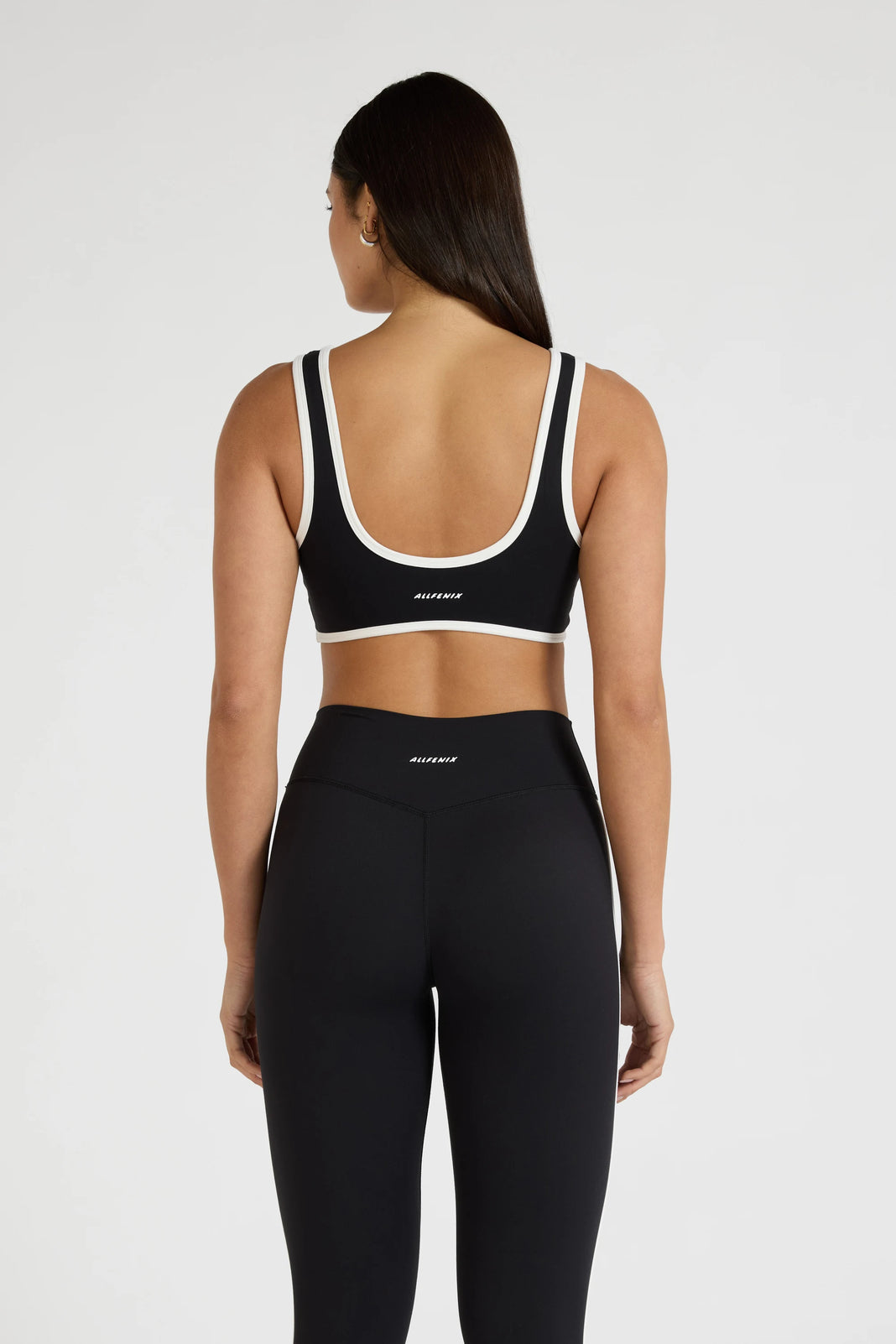 ALLFENIX CloudCore™ Hi Lo Sports Bra - Black