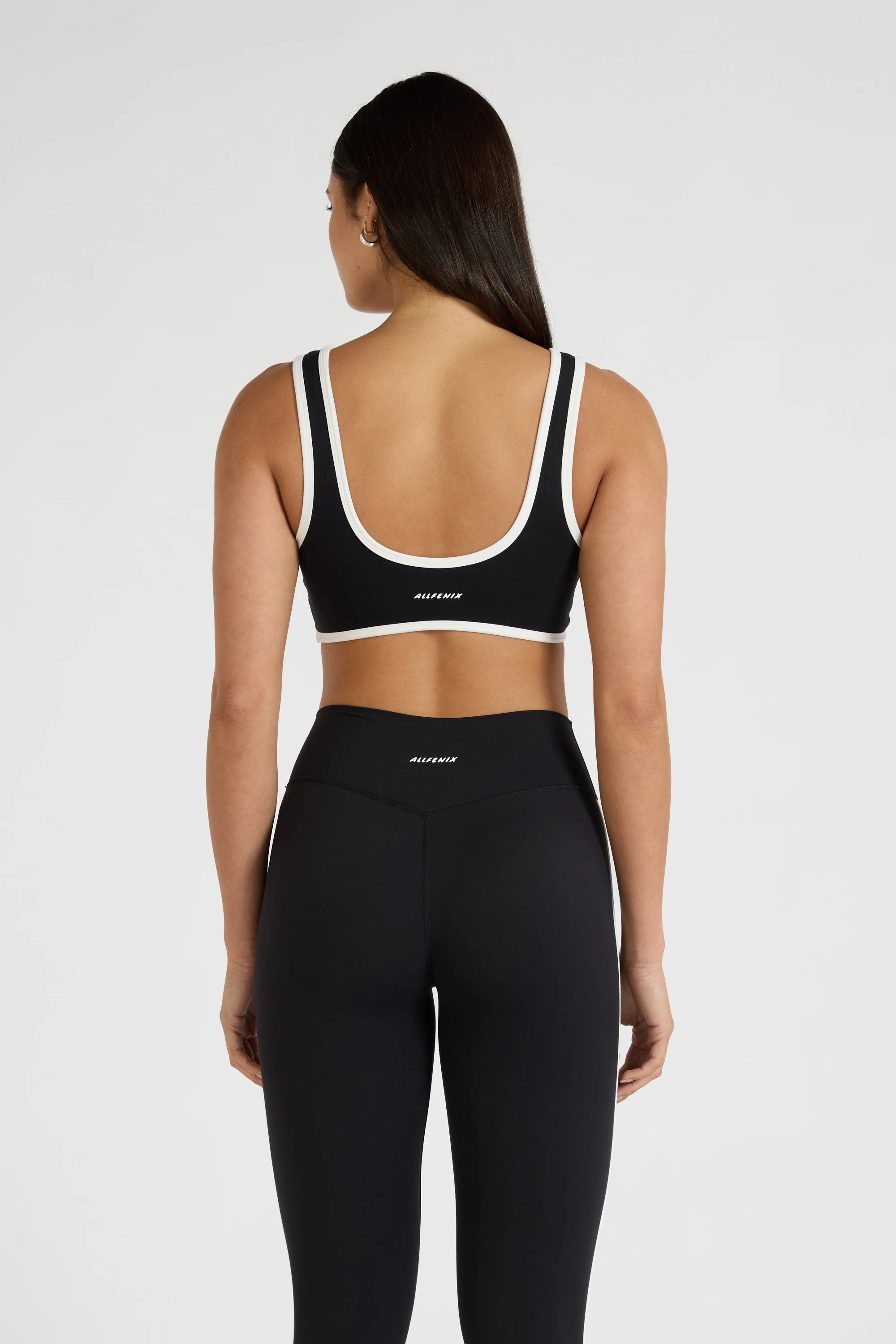 ALLFENIX CloudCore™ Hi Lo Sports Bra - Black