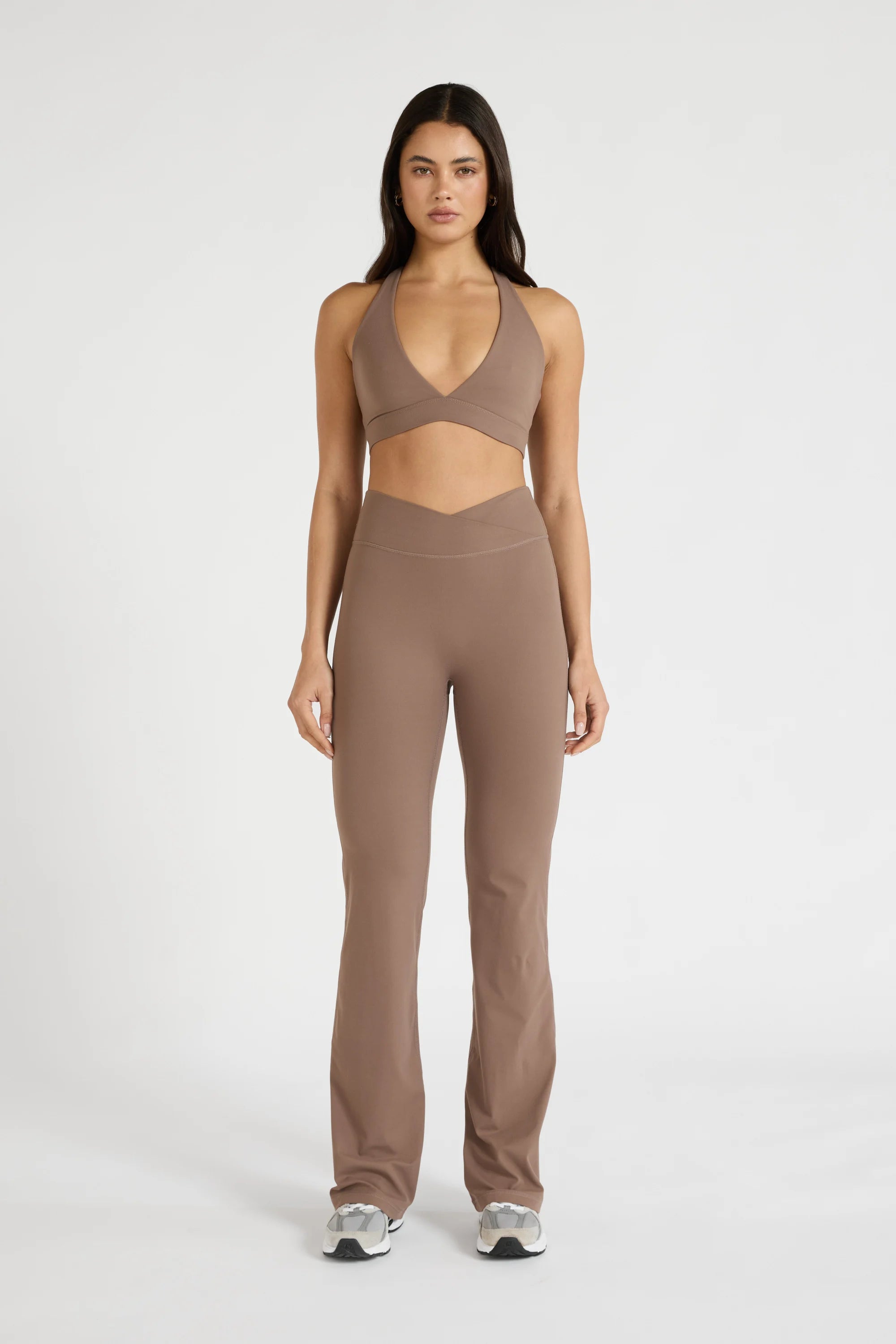 ALLFENIX CloudCore™ V-Waist Flared Legging - Latte