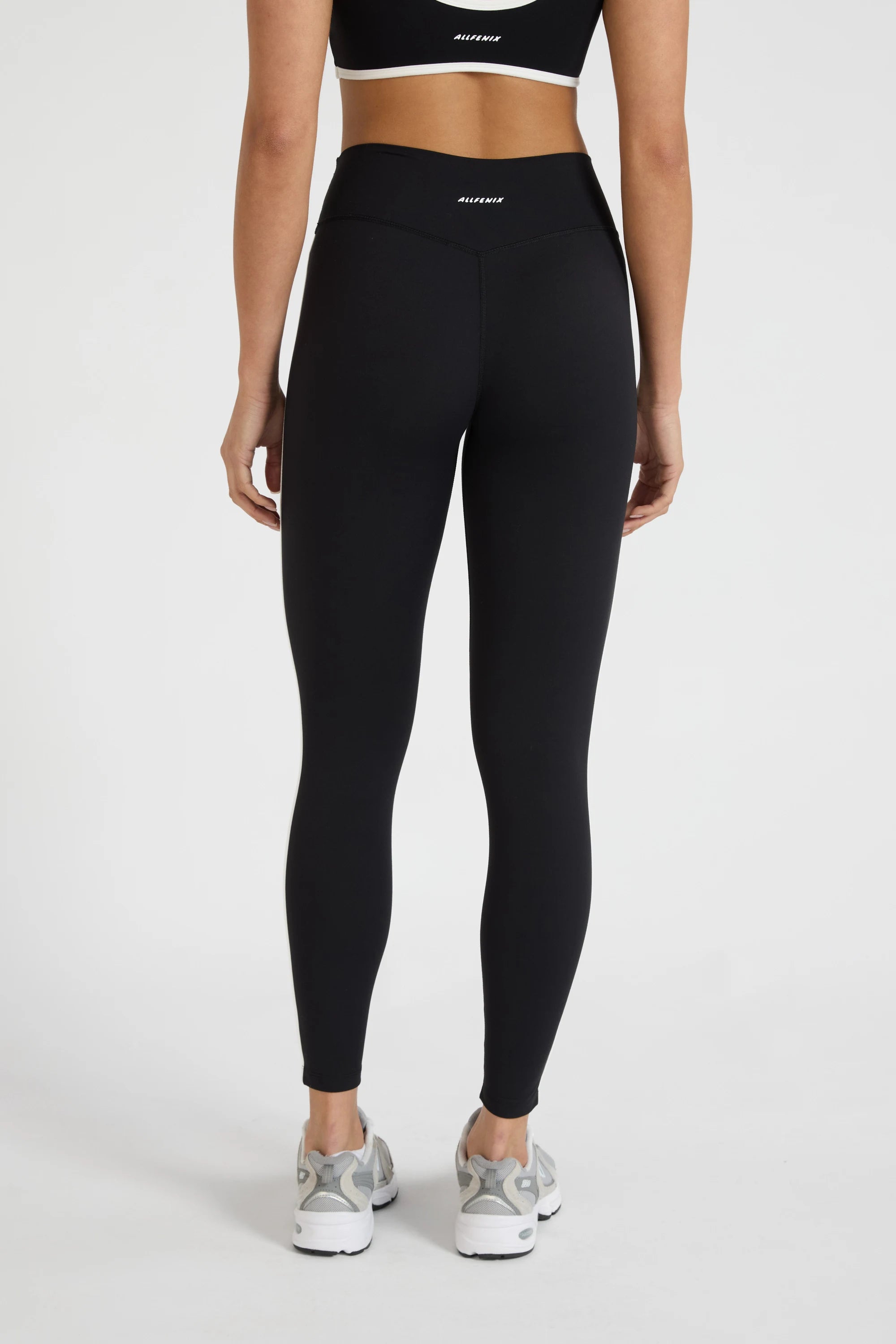 ALLFENIX CloudCore™ Contrast Stripe 7/8 Legging - Black